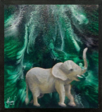 Tuval Üzeri Yağlıboya + Akrilik, 20x18cm, 2018