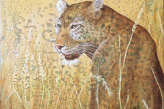 LEOPAR / Tuval Üzerine Yağlıboya Akrilik,  120x90cm, 2013
