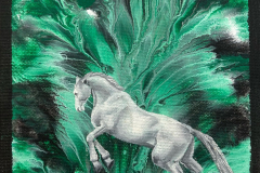 Tuval Üzeri Yağlıboya + Akrilik, 20x18cm, 2018