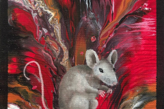 Tuval Üzeri Yağlıboya + Akrilik, 20x18cm, 2018