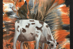 Tuval Üzeri Yağlıboya + Akrilik, 20x18cm, 2018