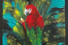 Tuval Üzeri Yağlıboya + Akrilik, 20x18cm, 2018