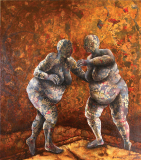 Tuval_Uzerine_Yagliboya_Akrilik, 135x135cm, 2008