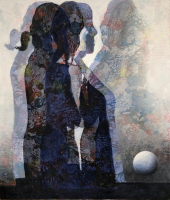 Kamer Batıoğlu, Gölge Yaşamlar, 70x60cm, 01