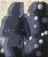 Kamer Batıoğlu, Gölge Yaşamlar, 70x60cm, 04