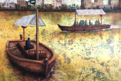 DUBAİ OLD TOWN / Tuval Üzeri Yağlıboya Akrilik, 100x120cm