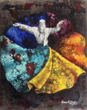 Tuval Üzerine Yağlı Boya + Akrilik, 60x50cm, 2017