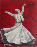 Tuval Üzerine Yağlı Boya + Akrilik, 60x50cm,2017