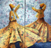 Tuval Üzerine Yağlı Boya + Akrilik, 170x150cm, 2013