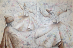 Tuval Üzerine Yağlı Boya + Akrilik, 120x220cm, 2013