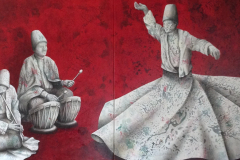 Tuval Üzerine Yağlı Boya + Akrilik, 120x220cm, 2013