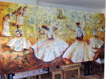 Tuval Üzerine Yağlı Boya + Akrilik, 220x360cm, 2013