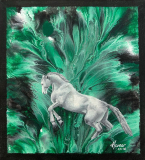 Tuval Üzeri Yağlıboya + Akrilik, 20x18cm, 2018