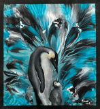 Tuval Üzeri Yağlıboya + Akrilik, 20x18cm, 2018