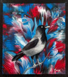 Tuval Üzeri Yağlıboya + Akrilik, 20x18cm, 2018