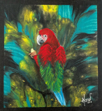 Tuval Üzeri Yağlıboya + Akrilik, 20x18cm, 2018