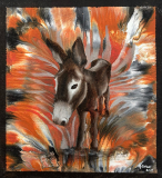 Tuval Üzeri Yağlıboya + Akrilik, 20x18cm, 2018